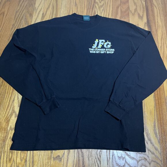 Joe Fresh Goods 7-Eleven T-Shirt Size Large Men Black Long Sleeve Rare - Picture 2 of 10